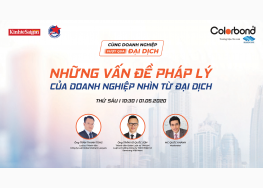 XEM TRỰC TIẾP TALKSHOW NHỮNG VẤN ĐỀ PHÁP LÝ CỦA DOANH NGHIỆP NHÌN TỪ ĐẠI DỊCH