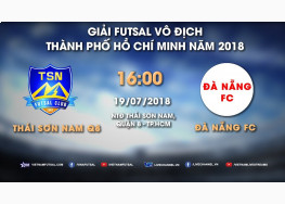 [LIVE STREAM] THÁI SƠN NAM QUẬN 8  VS ĐÀ NẴNG FC | GIẢI FUTSAL VÔ ĐỊCH TP.HCM 2018