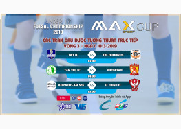 [LIVE STREAM] VÒNG 3 | U17 FI FUTSAL CHAMPIONSHIP LẦN 2 - 2019