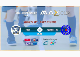 M&T vs QUẬN 11 | TỨ KẾT U17 FI FUTSAL CHAMPIONSHIP LẦN 2 - 2019