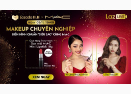 [LIVESTREAM] MAKEUP CHUYÊN NGHIỆP - BIẾN HÌNH CHUẨN SIÊU SAO CÙNG MAC